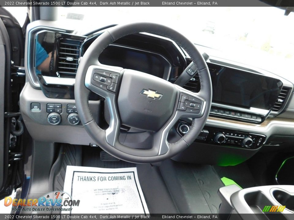 2022 Chevrolet Silverado 1500 LT Double Cab 4x4 Dark Ash Metallic / Jet Black Photo #27