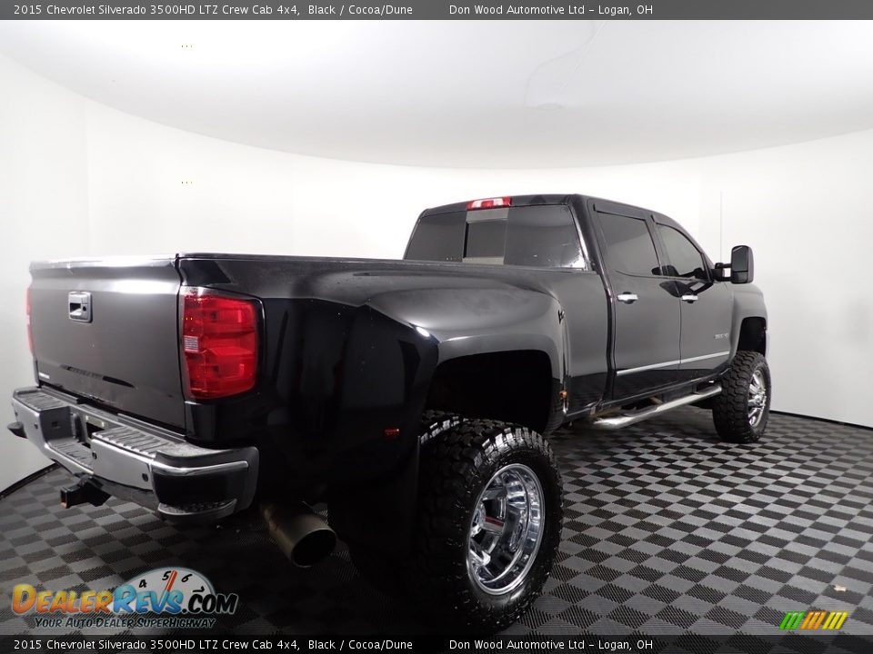 2015 Chevrolet Silverado 3500HD LTZ Crew Cab 4x4 Black / Cocoa/Dune Photo #10