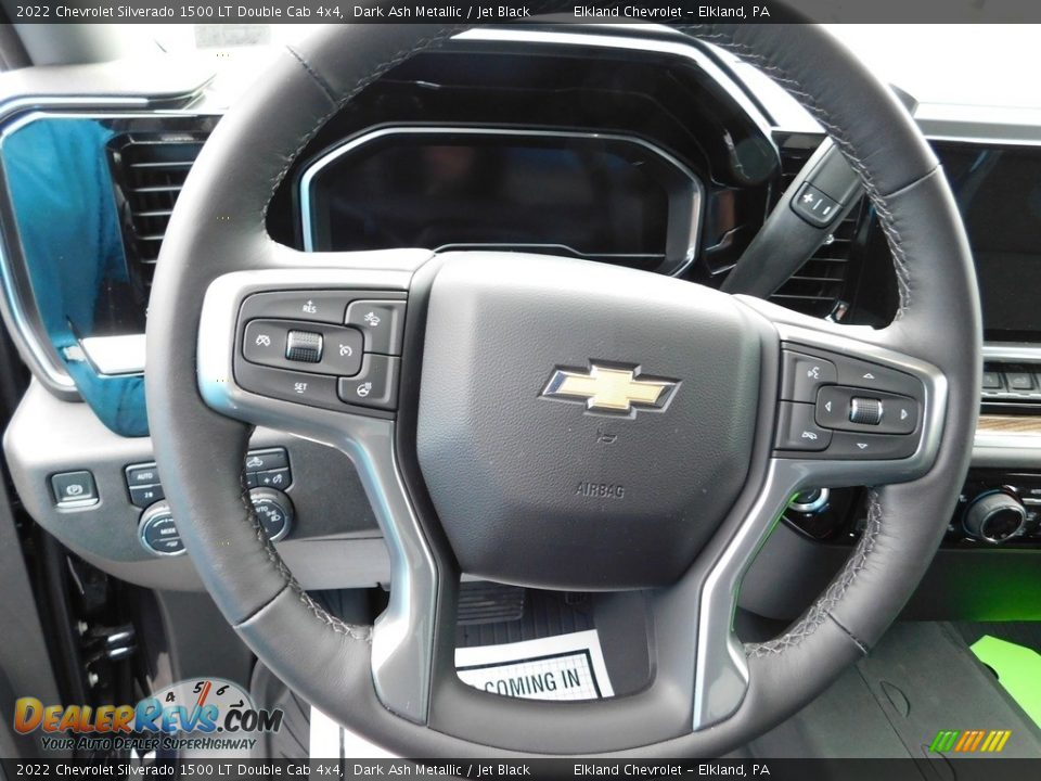 2022 Chevrolet Silverado 1500 LT Double Cab 4x4 Dark Ash Metallic / Jet Black Photo #28