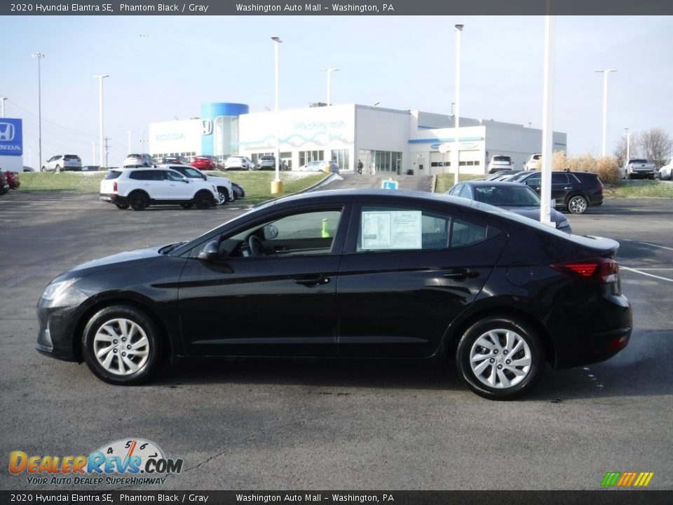 2020 Hyundai Elantra SE Phantom Black / Gray Photo #6