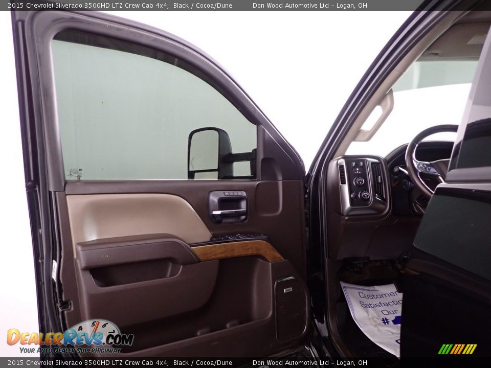 2015 Chevrolet Silverado 3500HD LTZ Crew Cab 4x4 Black / Cocoa/Dune Photo #11