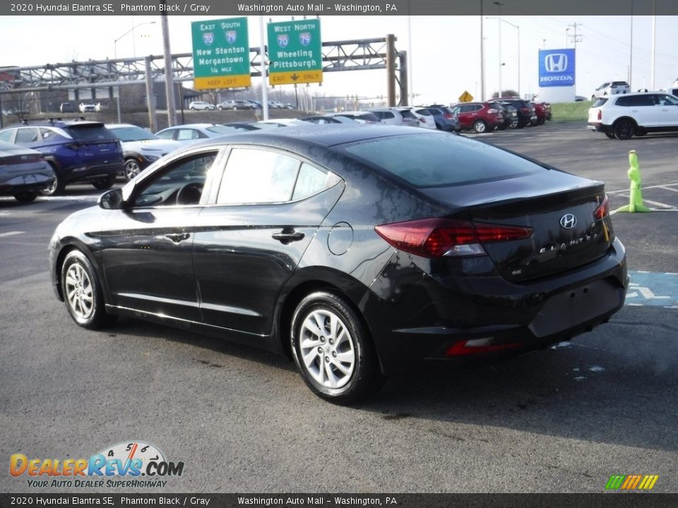 2020 Hyundai Elantra SE Phantom Black / Gray Photo #7