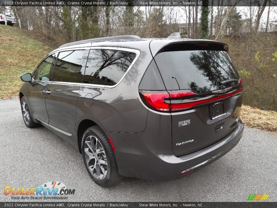 2022 Chrysler Pacifica Limited AWD Granite Crystal Metallic / Black/Alloy Photo #8