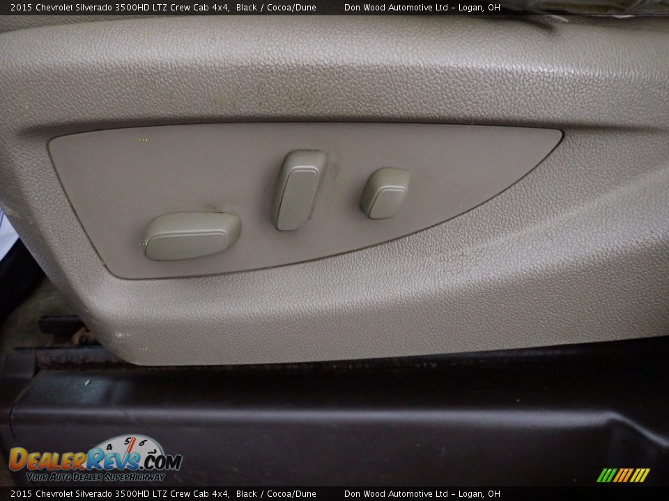 2015 Chevrolet Silverado 3500HD LTZ Crew Cab 4x4 Black / Cocoa/Dune Photo #13
