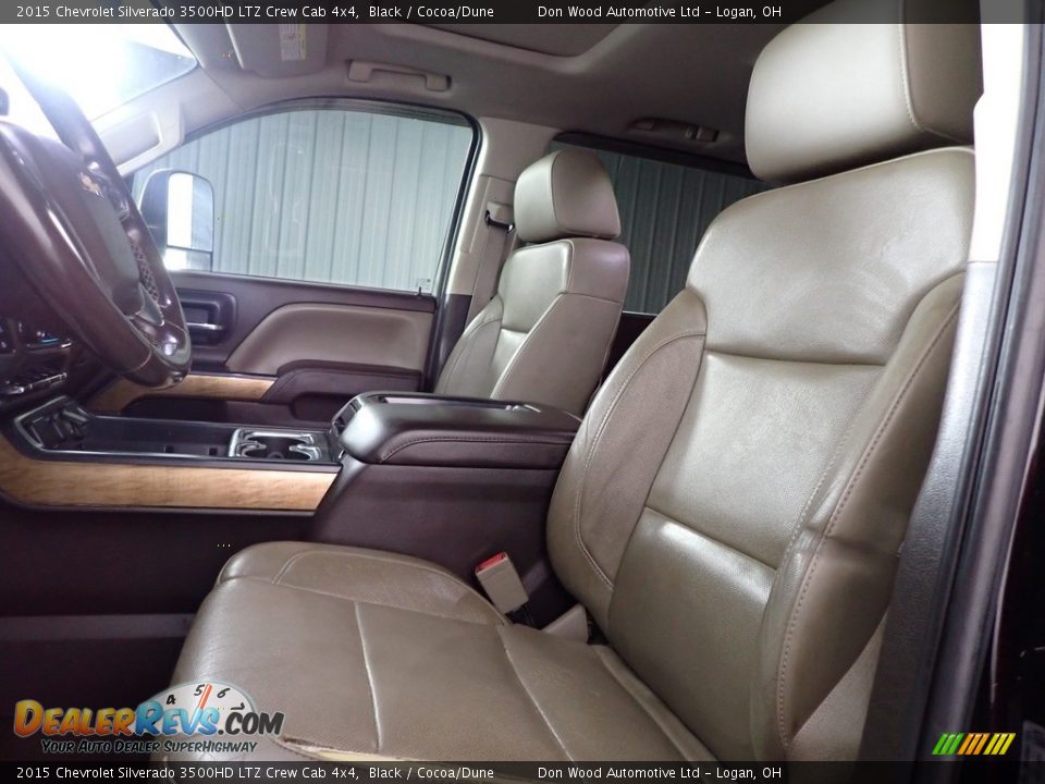 2015 Chevrolet Silverado 3500HD LTZ Crew Cab 4x4 Black / Cocoa/Dune Photo #14