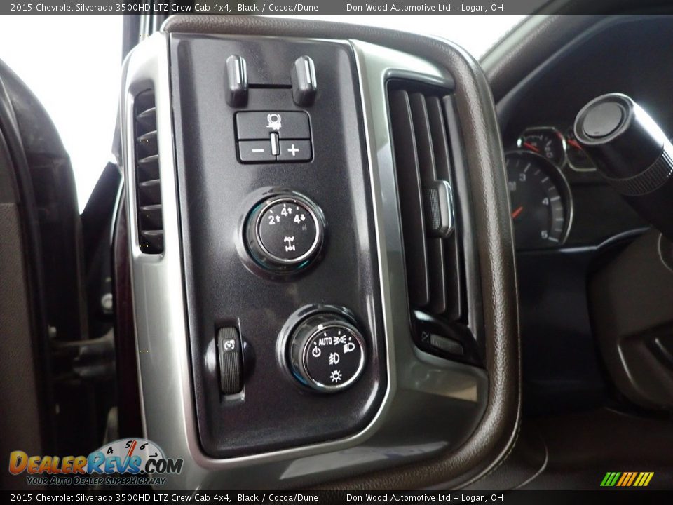 2015 Chevrolet Silverado 3500HD LTZ Crew Cab 4x4 Black / Cocoa/Dune Photo #15