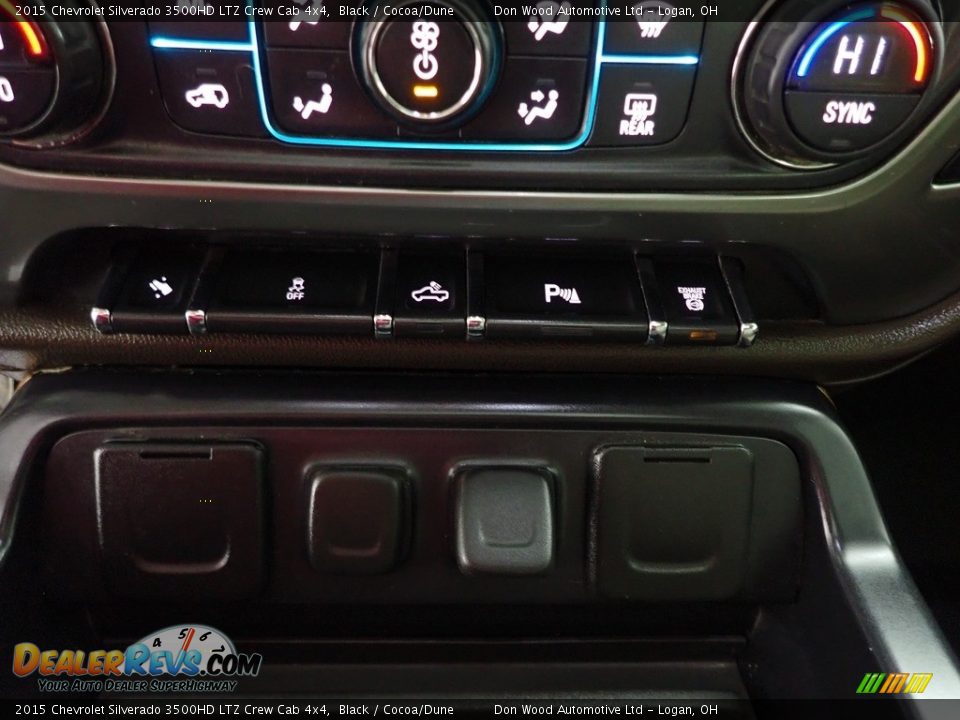 2015 Chevrolet Silverado 3500HD LTZ Crew Cab 4x4 Black / Cocoa/Dune Photo #20