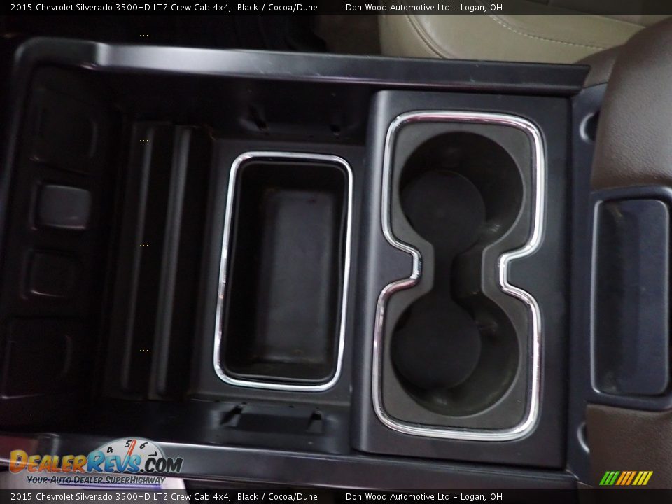 2015 Chevrolet Silverado 3500HD LTZ Crew Cab 4x4 Black / Cocoa/Dune Photo #21
