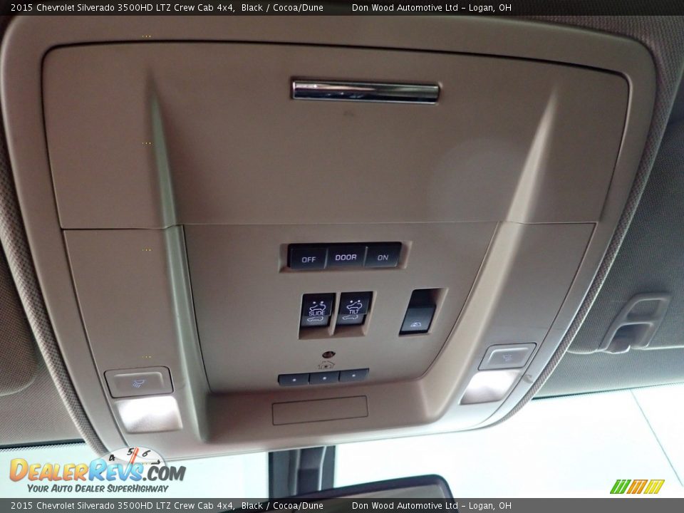2015 Chevrolet Silverado 3500HD LTZ Crew Cab 4x4 Black / Cocoa/Dune Photo #23