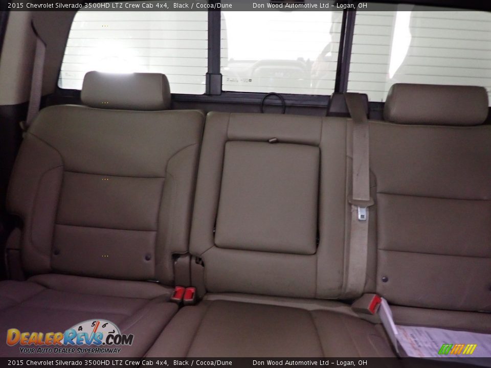 2015 Chevrolet Silverado 3500HD LTZ Crew Cab 4x4 Black / Cocoa/Dune Photo #24