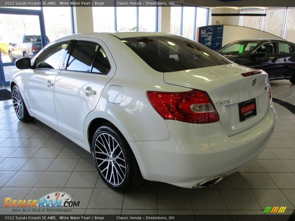 White Water Pearl 2012 Suzuki Kizashi SE AWD Photo #10