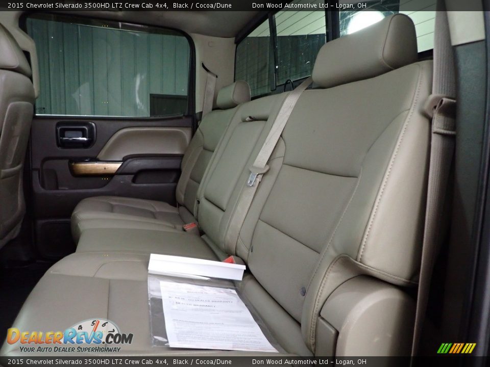 2015 Chevrolet Silverado 3500HD LTZ Crew Cab 4x4 Black / Cocoa/Dune Photo #26