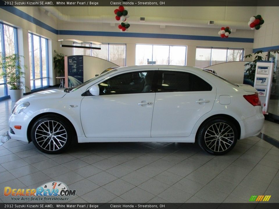 White Water Pearl 2012 Suzuki Kizashi SE AWD Photo #11