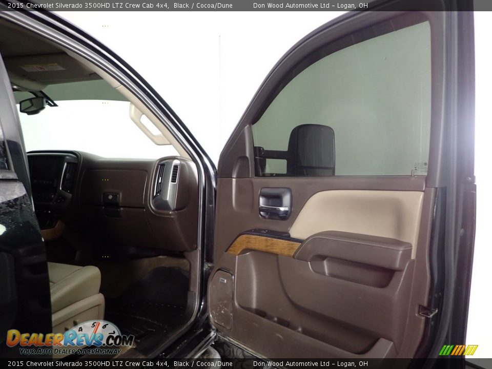2015 Chevrolet Silverado 3500HD LTZ Crew Cab 4x4 Black / Cocoa/Dune Photo #27
