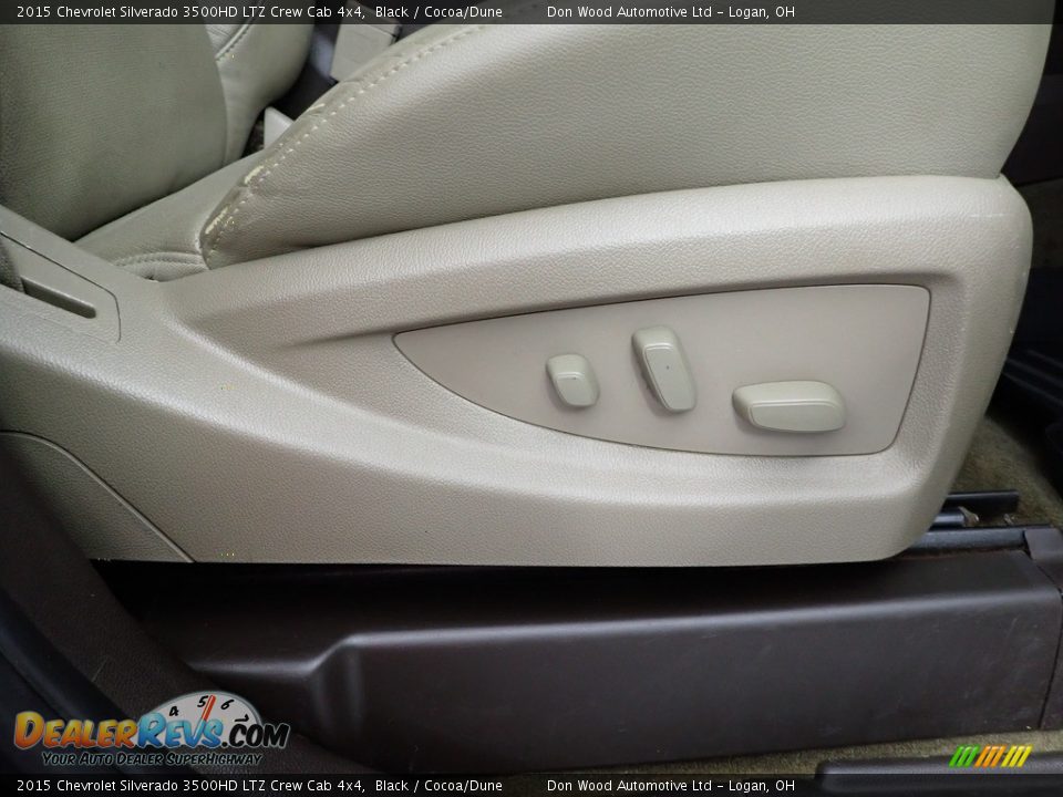 2015 Chevrolet Silverado 3500HD LTZ Crew Cab 4x4 Black / Cocoa/Dune Photo #29