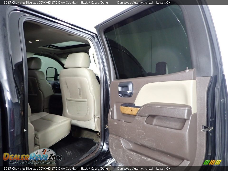 2015 Chevrolet Silverado 3500HD LTZ Crew Cab 4x4 Black / Cocoa/Dune Photo #30