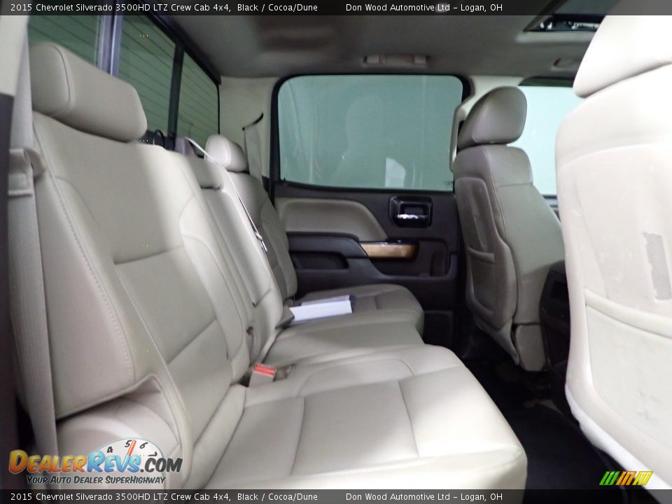 2015 Chevrolet Silverado 3500HD LTZ Crew Cab 4x4 Black / Cocoa/Dune Photo #31