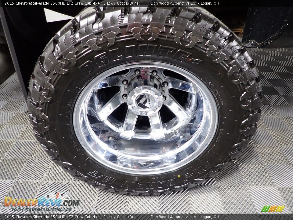 2015 Chevrolet Silverado 3500HD LTZ Crew Cab 4x4 Black / Cocoa/Dune Photo #32