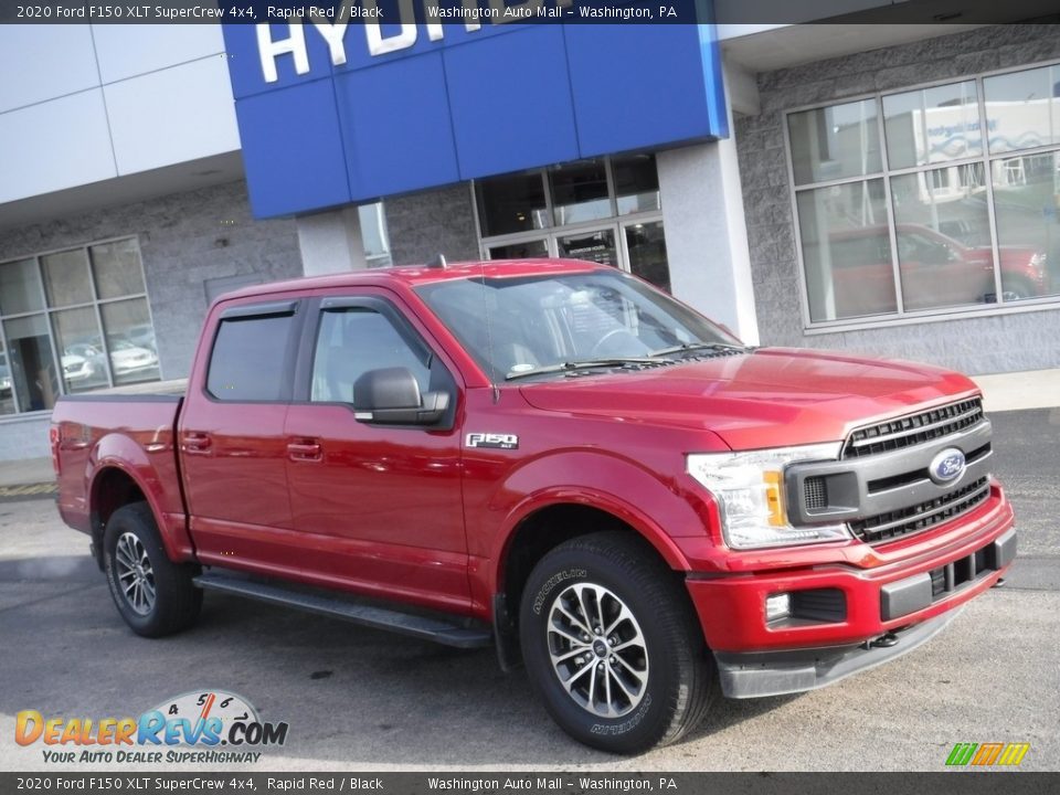 2020 Ford F150 XLT SuperCrew 4x4 Rapid Red / Black Photo #1