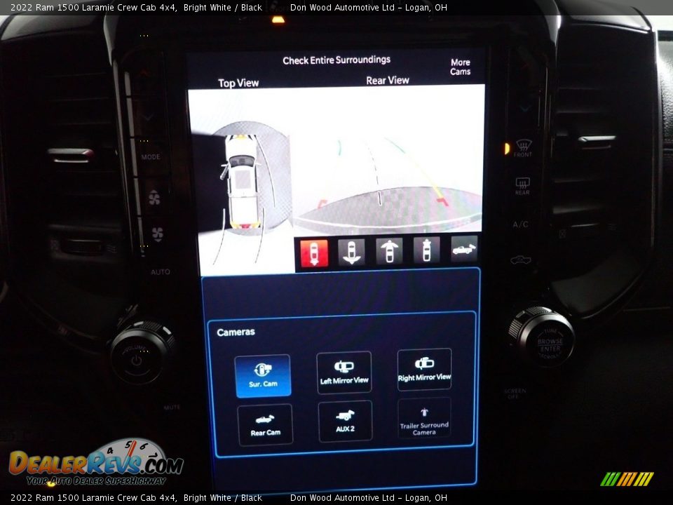 2022 Ram 1500 Laramie Crew Cab 4x4 Bright White / Black Photo #4