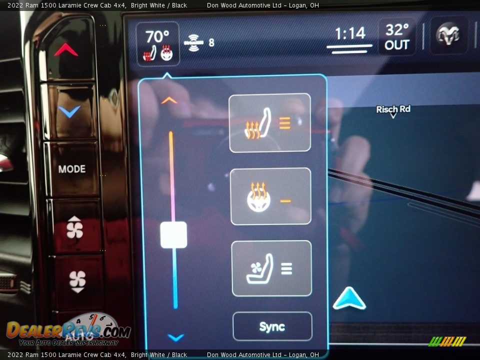 2022 Ram 1500 Laramie Crew Cab 4x4 Bright White / Black Photo #5