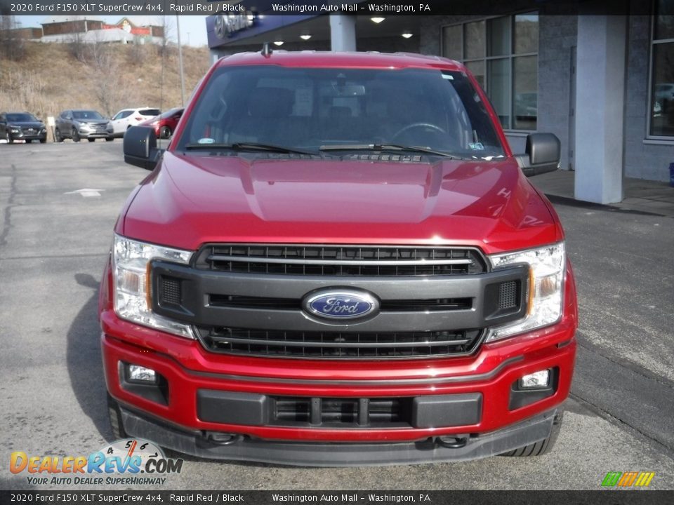 2020 Ford F150 XLT SuperCrew 4x4 Rapid Red / Black Photo #7