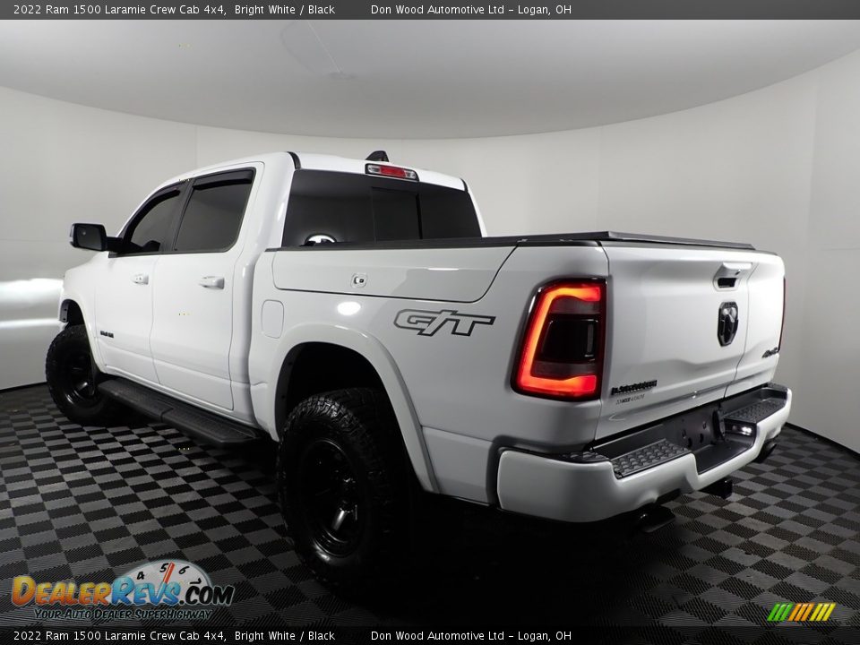 2022 Ram 1500 Laramie Crew Cab 4x4 Bright White / Black Photo #8