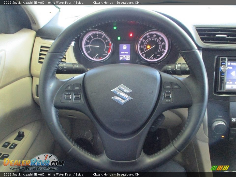 2012 Suzuki Kizashi SE AWD Steering Wheel Photo #30