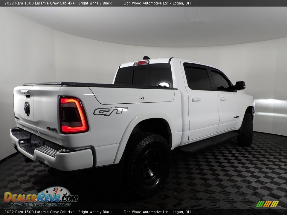 2022 Ram 1500 Laramie Crew Cab 4x4 Bright White / Black Photo #12