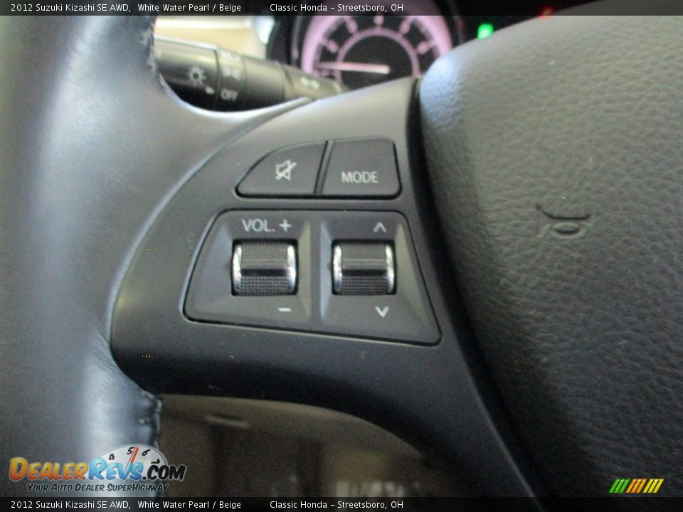 2012 Suzuki Kizashi SE AWD Steering Wheel Photo #31