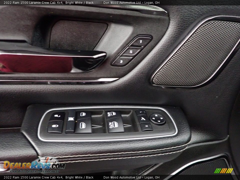 2022 Ram 1500 Laramie Crew Cab 4x4 Bright White / Black Photo #14