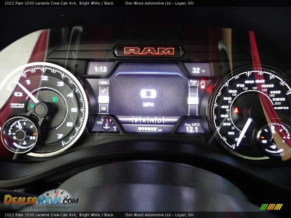 2022 Ram 1500 Laramie Crew Cab 4x4 Bright White / Black Photo #20