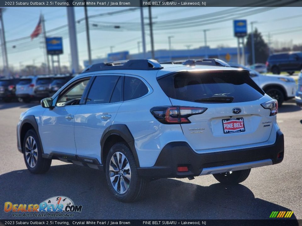 2023 Subaru Outback 2.5i Touring Crystal White Pearl / Java Brown Photo #4