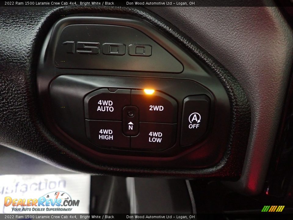 2022 Ram 1500 Laramie Crew Cab 4x4 Bright White / Black Photo #21