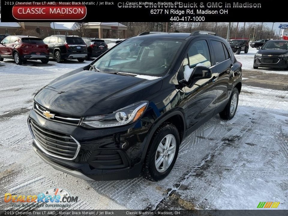 2019 Chevrolet Trax LT AWD Mosaic Black Metallic / Jet Black Photo #1