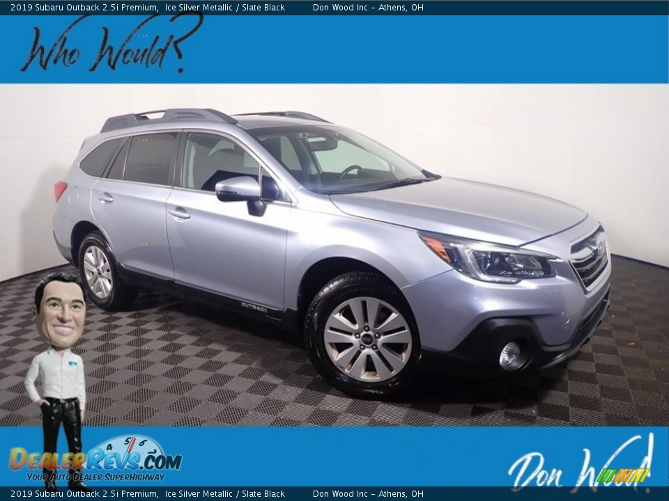 2019 Subaru Outback 2.5i Premium Ice Silver Metallic / Slate Black Photo #1