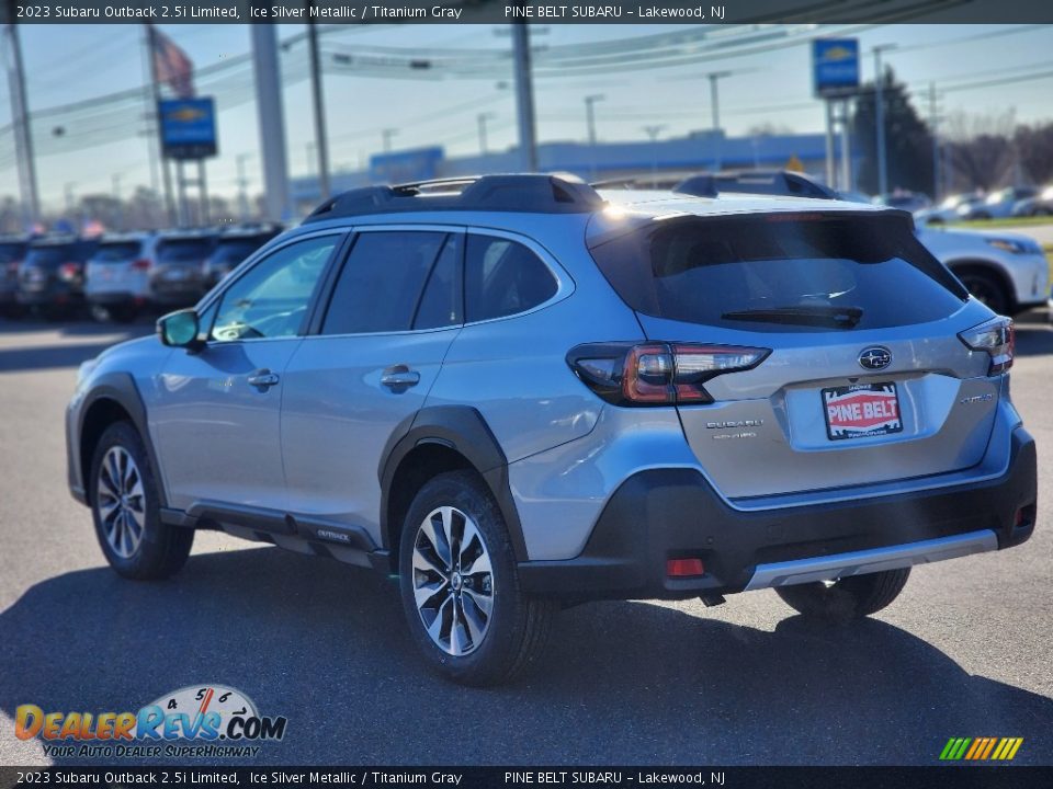 2023 Subaru Outback 2.5i Limited Ice Silver Metallic / Titanium Gray Photo #4