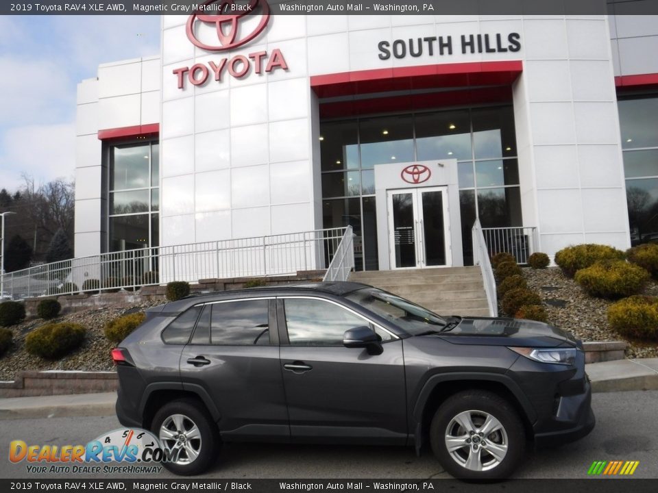 2019 Toyota RAV4 XLE AWD Magnetic Gray Metallic / Black Photo #2