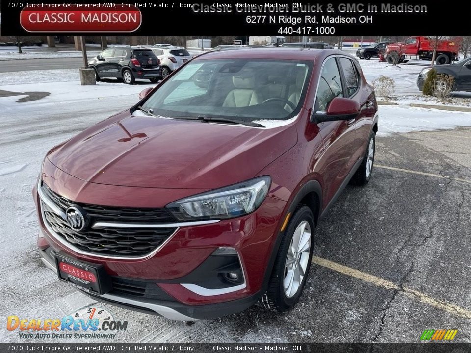 2020 Buick Encore GX Preferred AWD Chili Red Metallic / Ebony Photo #1