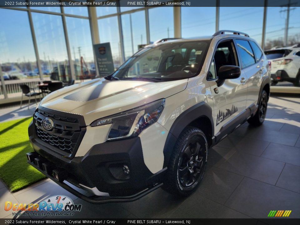 2022 Subaru Forester Wilderness Crystal White Pearl / Gray Photo #1