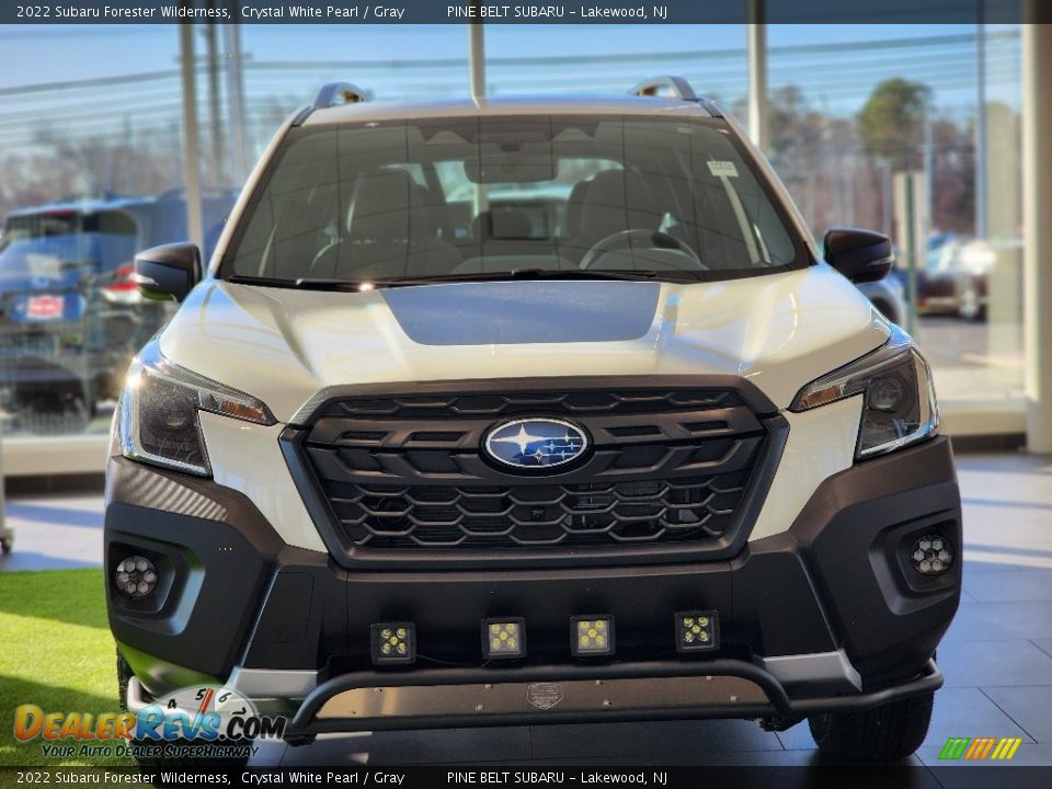 2022 Subaru Forester Wilderness Crystal White Pearl / Gray Photo #2
