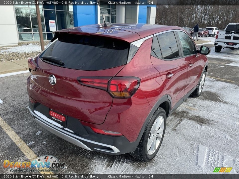 2020 Buick Encore GX Preferred AWD Chili Red Metallic / Ebony Photo #3