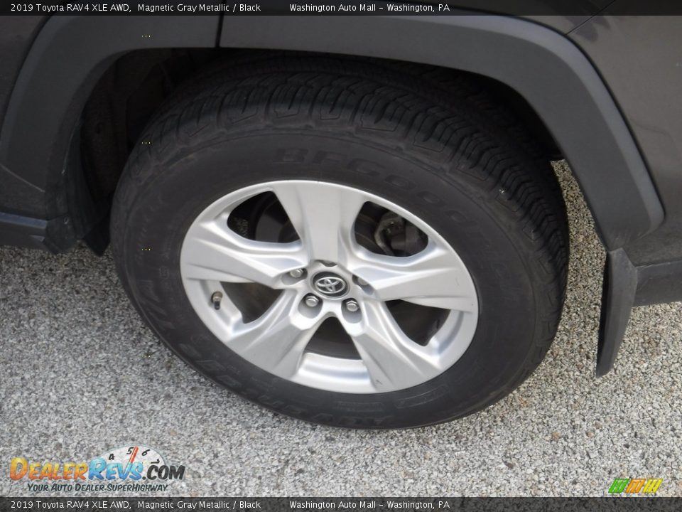 2019 Toyota RAV4 XLE AWD Magnetic Gray Metallic / Black Photo #15