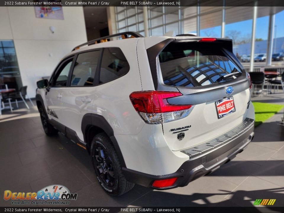 2022 Subaru Forester Wilderness Crystal White Pearl / Gray Photo #4