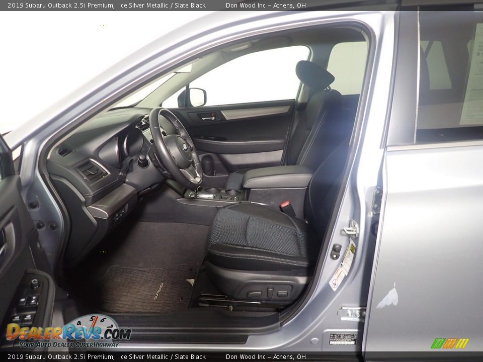 2019 Subaru Outback 2.5i Premium Ice Silver Metallic / Slate Black Photo #19