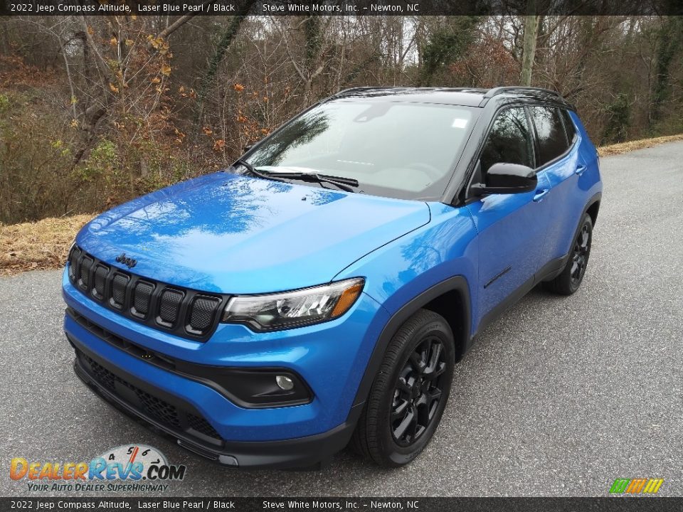 2022 Jeep Compass Altitude Laser Blue Pearl / Black Photo #2