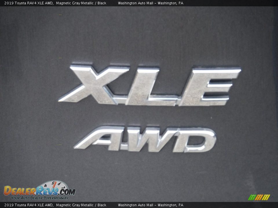 2019 Toyota RAV4 XLE AWD Magnetic Gray Metallic / Black Photo #19
