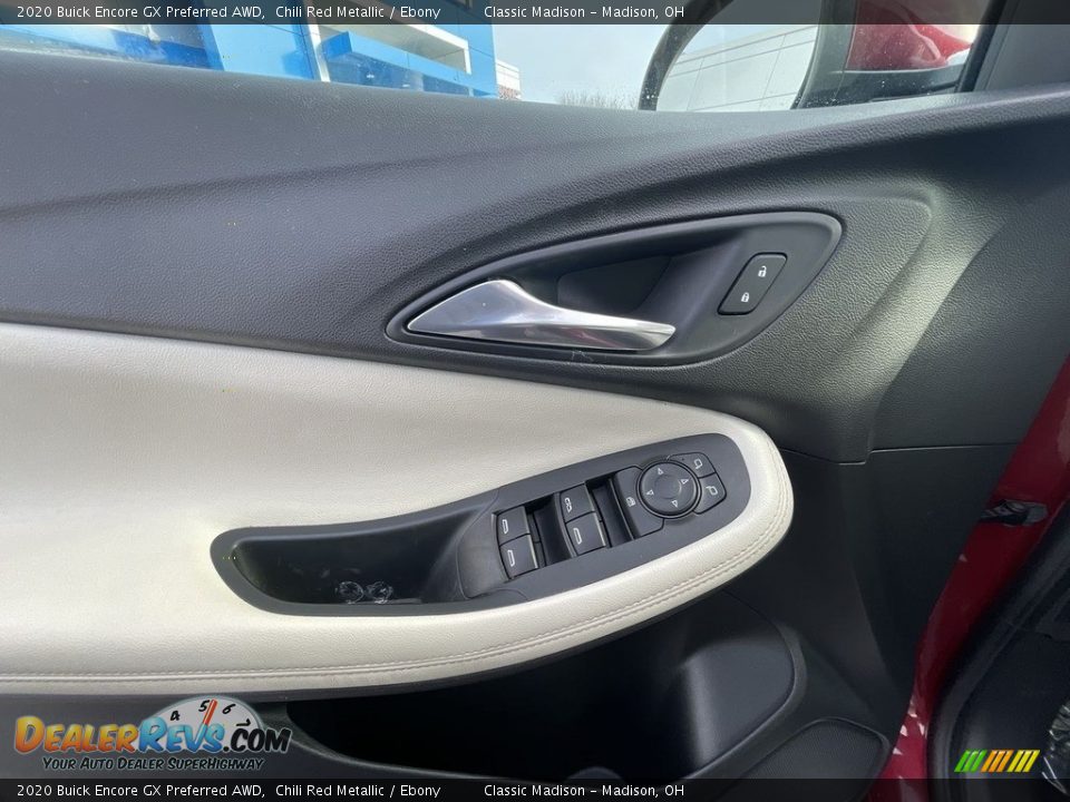 2020 Buick Encore GX Preferred AWD Chili Red Metallic / Ebony Photo #8
