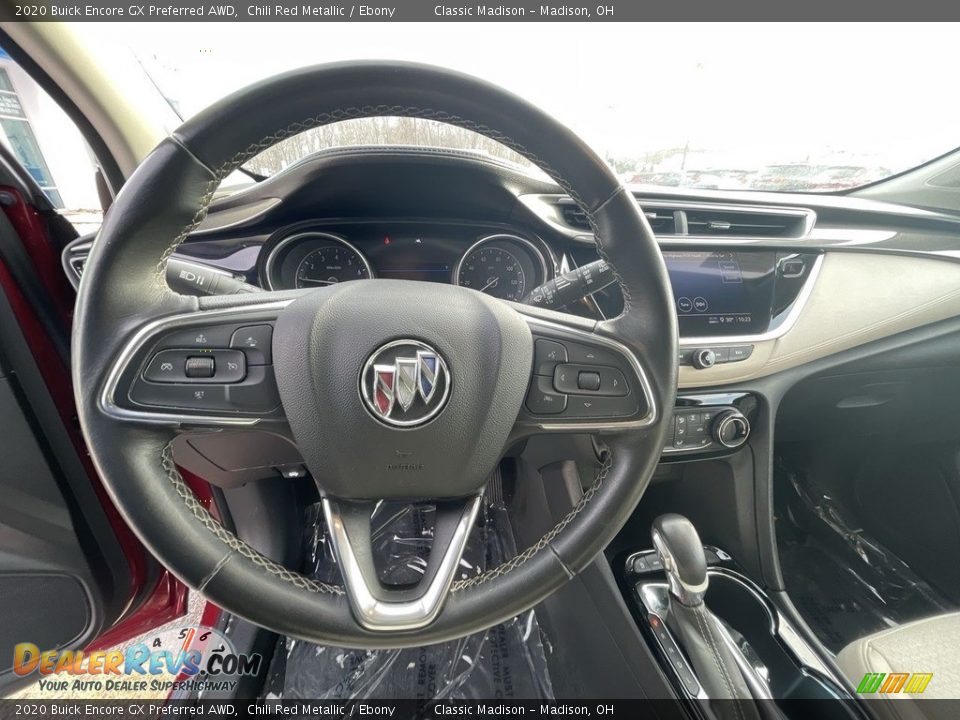 2020 Buick Encore GX Preferred AWD Chili Red Metallic / Ebony Photo #9