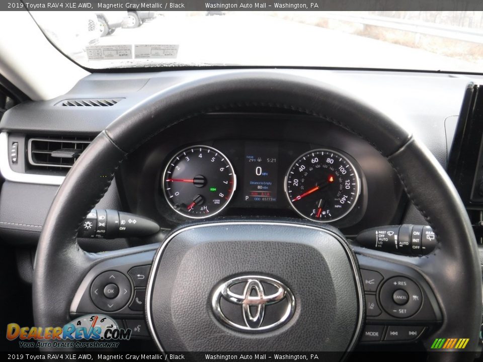 2019 Toyota RAV4 XLE AWD Magnetic Gray Metallic / Black Photo #24